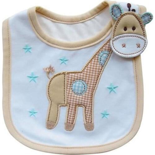 Baby Bib Baby Stuff Newborn Infants Kids Thick Cotton Bibs Baby Lunch Bibs Cute Towel 3 Layer Waterproof Bibs