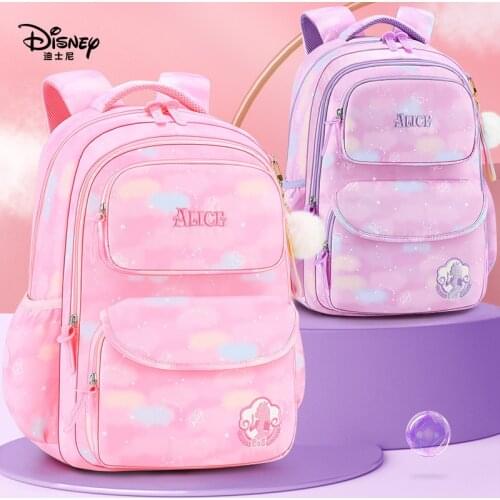 Authentic Disney Childrens Schoolbag Girls Primary School Girls 3-6 Grade Girls Lightweight Lightening Ridge Care Cute Girl