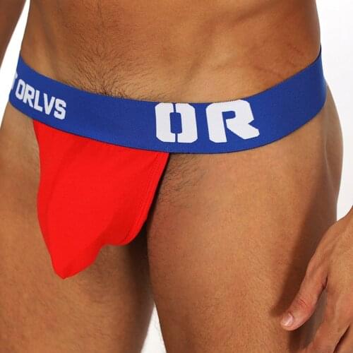 ORLVS gay men underwear sexy jockstrap thongs g-strings cotton string homme mens underwear sexy lingerie ass Freedom