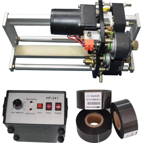 241 type semiautomatic date coding machine for vertical packing machinery