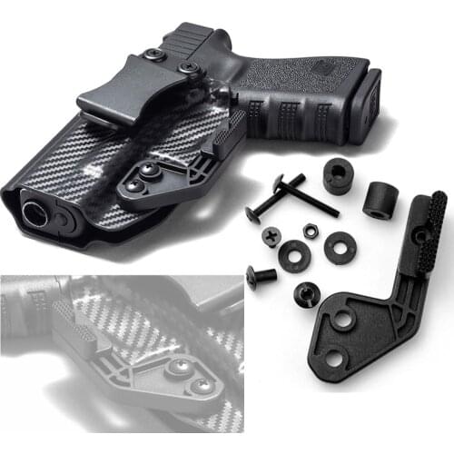 Kydex Holster Claw Tactical Tuckable Holster Wing for IWB Holsters Airsoft Kydex Holster Claw Attachment with Mounting Hardware