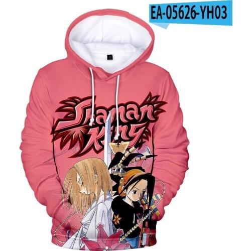 3D Print SHAMAN KING Hoodies Anime Sweatshirt Men Women Casual Autumn Hoodie Harajuku Mens Sweatshirt SHAMAN KING 3D Hoodies