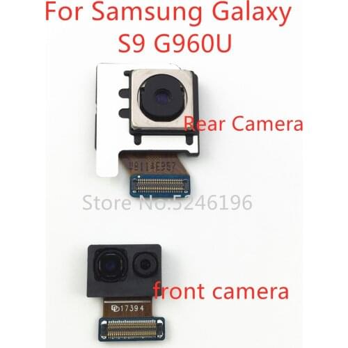 1pcs Back big Main Rear Camera front camera Module Flex Cable For Samsung Galaxy S9 G960U G9600 Replacement of parts