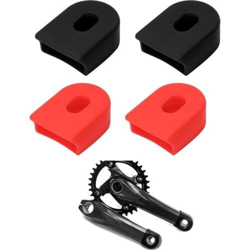 2PCS Bike Crank Cover Bicycle Crank Arm Protector Mountain Bike Crank Protective Cover Bicycle Accessories