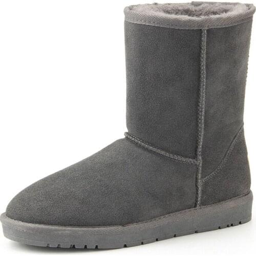 2020 Australia Classic Fashion Warm Plush Winter Shoes Men Waterproof Genuine Leather Snow Boots Work Boots Mens Casual Shoes