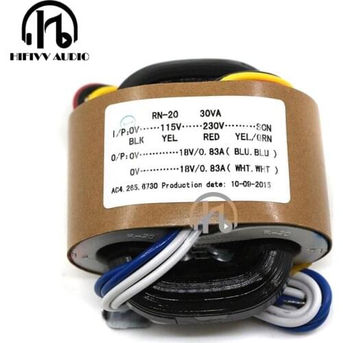 Hifivv audio 30W transformer output voltage 18V R transformer DAC preamp headphone amplifier