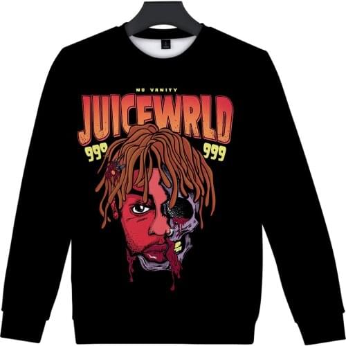 R I P repper juice wrld 3D Sweatshirt Men/Women Hoodies juice wrld Sweatshirt 3D Capless Sweatshirt Polluver