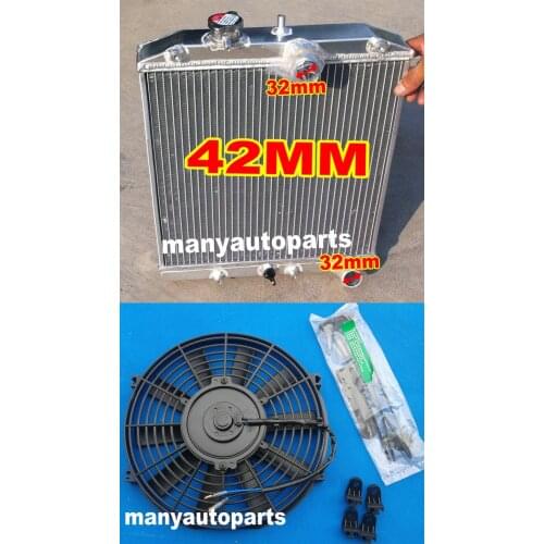 FOR HONDA CIVIC EK4/EK9,EG6/EG9,EM1 B16A VTEC 1992-2000 ALUMINUM RADIATOR WITH ONE FAN