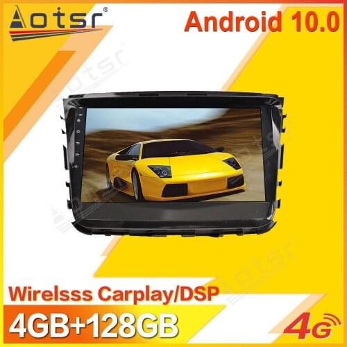 4+128G Android Car Multimedia Stereo Player For SsangYong Rexton 2019 Tape Radio Recorder Video GPS Navi Head Unit No 2Din 2 Din