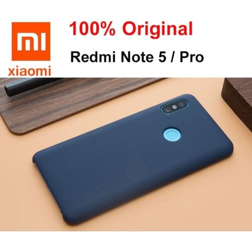 Official Xiaomi Redmi Note 5 Case PC + Soft Fiber Cover Phone Cases original Xiomi Xiaomi Redmi Note 5 Pro / Redmi Note5 Fundas