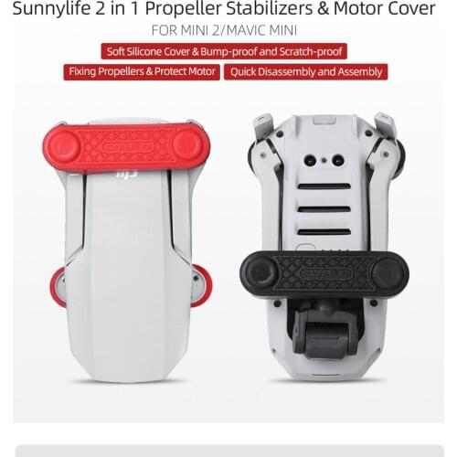 2pcs New Mavic Mini/Mavic Mini 2 Silicone Propeller Holder Fixed Stabilizers Protective for DJI Mini 2 Drone Accessories