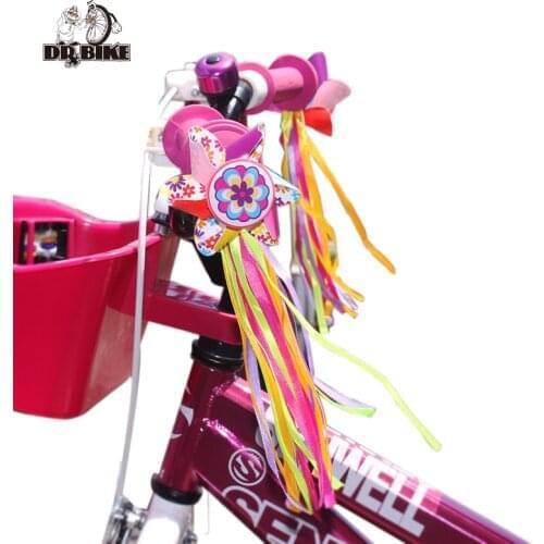Drbike kids bike Handlebar Windmill scooter Decorate Bicycle Handlebar Colorful Ribbon Streamers Tassels Colorful Streamer