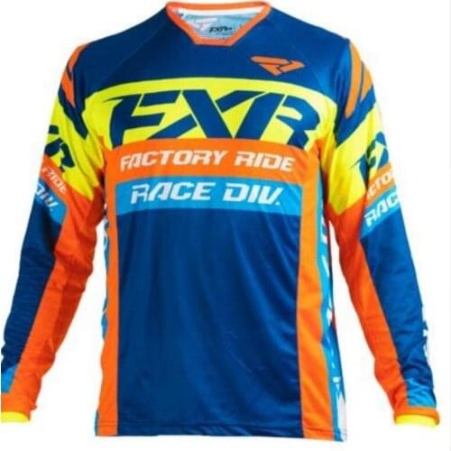 2022 Enduro Jersey Mtb Long Sleeve Men Motocross Ropa Offroad Maillot Vtt MX Bike Downhill Shirtcycling Jersey Men Long Sleeve