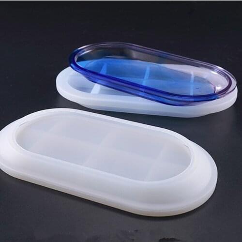 New DIY Ashtray Tray Resin Mold Epoxy Mold Resin Silicone Mould Jewelry Plate Dish Casting Mold Jewelry Making Tools Wholesale
