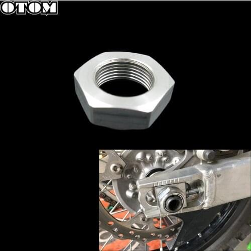 OTOM Motorcycle M22 Rear Axle Nut CNC Aluminum Hex Screw For HONDA CRF250R 250X 450R 450X 450L 450RX CR125 CR250 Motocross Parts