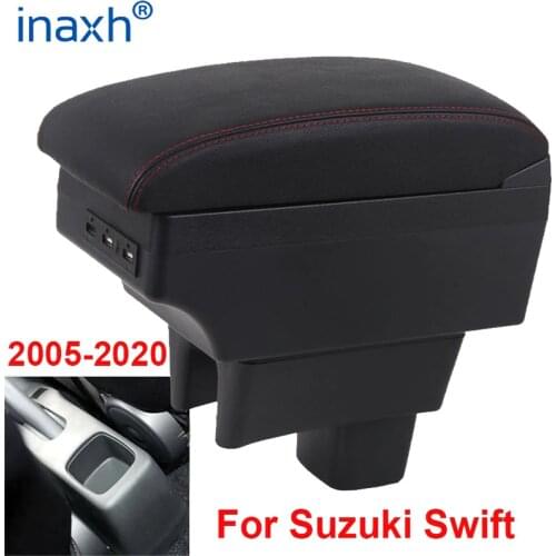 For Suzuki Swift Armrest Box For Suzuki Swift 2005-2020 Car Armrest car accessories interior storage Box Retrofit parts