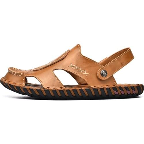 Praia outdoor sandalhas 39 masculino shoes sandles roman hombre footwear sandale genuine dress piel for 44 homme samool mens em