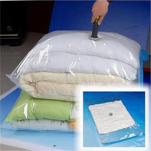 Hot Vacuum Bag Storage Bag Transparent Border Foldable Extra Large Compressed Organizer Saving Space Seal Bags