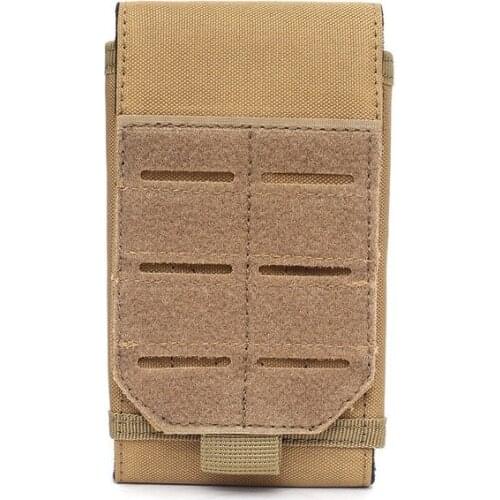 1 pcs Outdoor tactical camouflage belt bag mens personalized laser phone bag