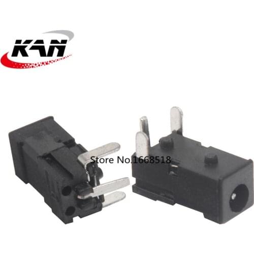 10Pcs High Quality DC Power Socket Jack DC-011 PIN=0.7 Needle Size Adaptation 2.5mm*0.7mm Power Female Plug 2.5x0.7MM