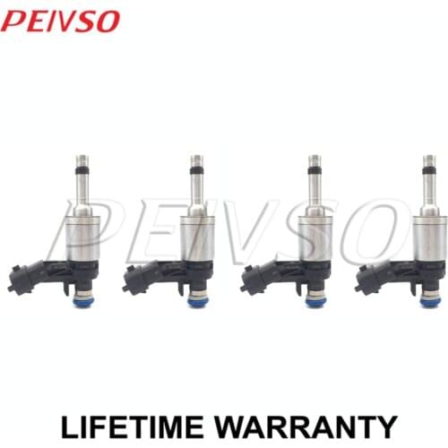 4x LR024998 0261500147 BB5E-9F593-BA Fuel Injector for FORD&LAND ROVER EDGE / ESCAPE /LR2 / DISCOVERY SPORT 2.0L L4 Turbocharged