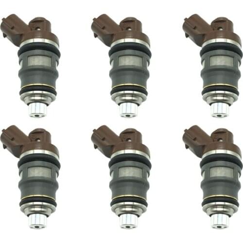 6Pcs 840CC Car Fuel injector For Toyota MR2 Celica Supra Turbo 3SGTE 2JZGTE 840 SARD 63564 80lb OEM 1001-87092