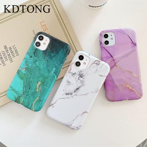Phone Case sFor iPhone 11 Pro X XR XS Max 7 8 Plus SE 2020 Case Luxury Marble With Ring Soft Silicone Anti-fall Cover Capa Coque