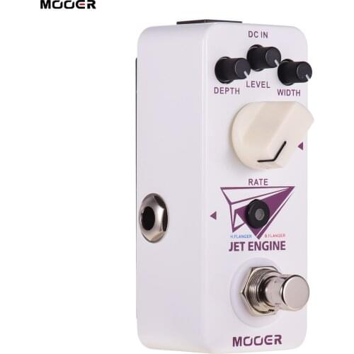 Mooer Jet Engine Digital Multi-Frequency Flanger Pedal Electric Guitar Effect Pedal True Bypass Micro Series Compact Pedal
