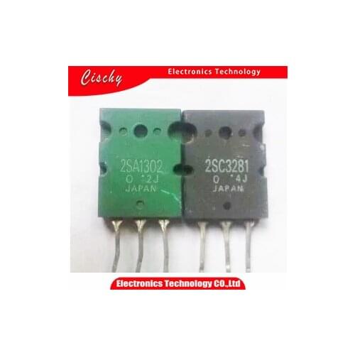 4pcs 2pairs ( 2PCS 2SA1302 + 2PCS 2SC3281 ) TO-3P A1302 C3281 TO3P cischy