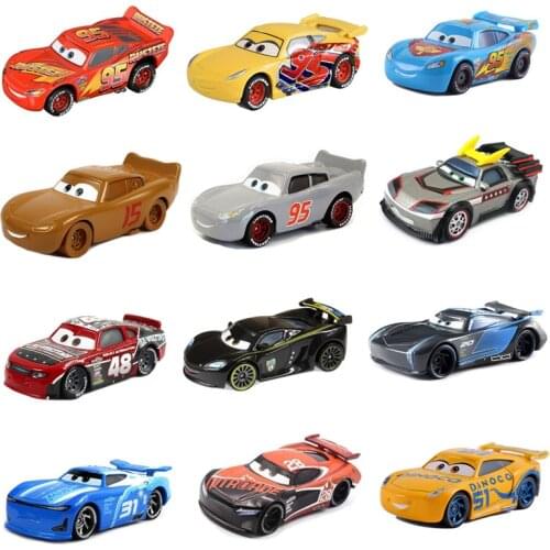 Disney Pixar 2 3 toy car McQueen car Disney the car 1:55 cast metal alloy toy car model childrens birthday Christmas gift