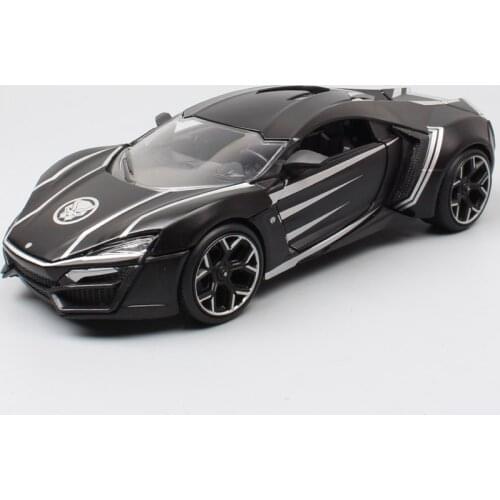 Jada 1:24 scales Lykan HyperSport supercar Diecasts & Toy Vehicles sports metal auto car models miniature for collection black