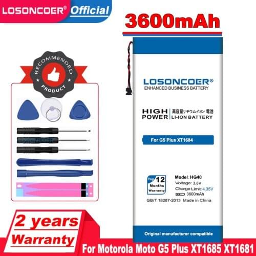 LOSONCOER Motorola Moto G5 Batteries China