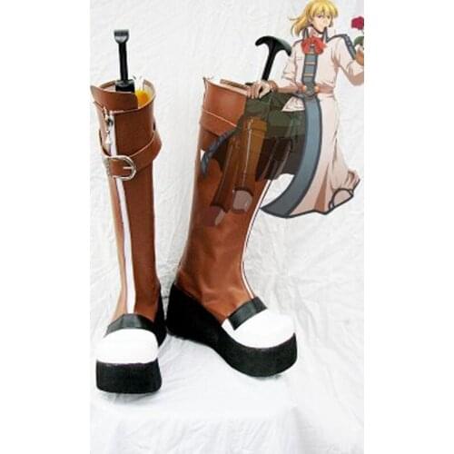The Legend of Heroes VI Sora no Kiseki Olivier Lenheim Halloween Cosplay Boots Shoes Party Cosplay Boots Adult Men Shoes