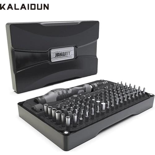 KALAIDUN Screwdriver Set 106 In 1 Precision Screw Driver Bit Torx Magnetic Bits Ratchet Insulated Screwdriver Set Handle Tools