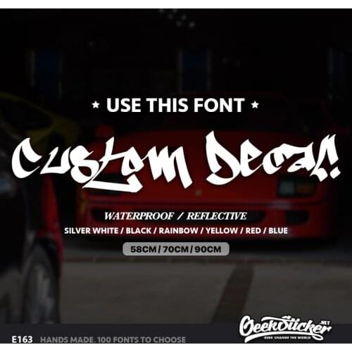 Custom Stickers Personalize Letters Auto Car Decal Accessories For VW Jetta Golf Polo GTI Arteon Passat Wagon MK4 5 6 7 Audi