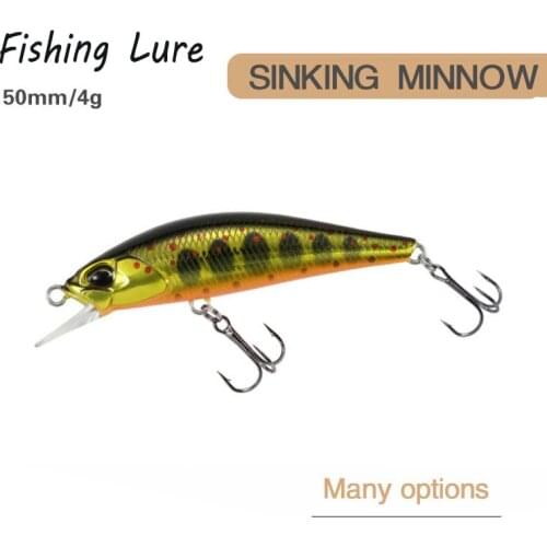 Minnow Fishing Lure Sinking Wobbler Jig Swimbait 50Mm 4.2G Artificial Hard Baits Pike Bass Carp Fishing Fishing Tackle Pesca