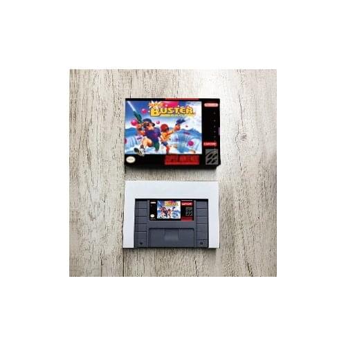 Super Buster Bros - USA Version Action Game Card with Retail Box