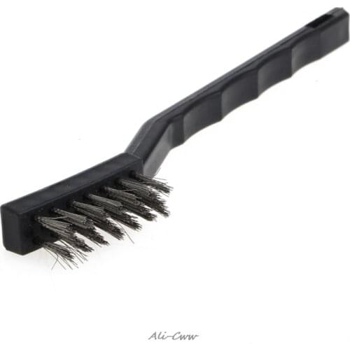 Handy Stainless Steel Nylon Brass Wire Brush Tooth Brushes Cleaning Rust