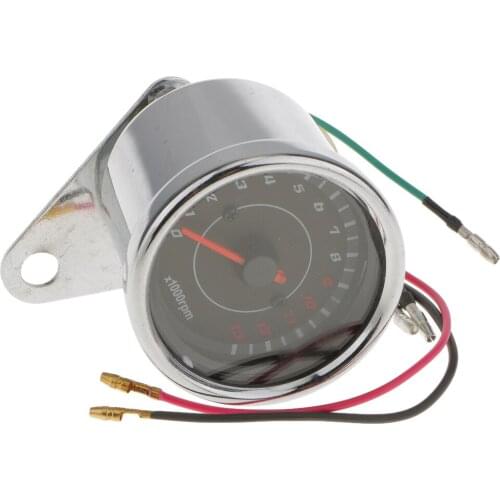 Universal Motorcycle Tachometer 0-13000 RPM Rev Meter For Honda Suzuki