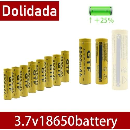 TR 18650 battery 3.7V 9900mAh rechargeable battery Li-Ion pour LED flashlight Hot New High Quality