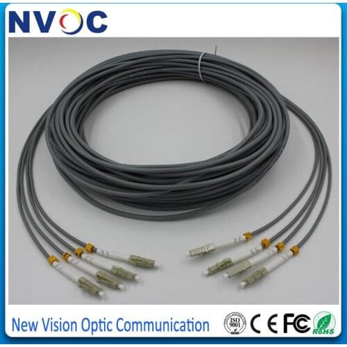 10m 20m 30m 50m 100m 150m 4Core OM2 MM Multi Mode LC/ST/SC 4Core Armored PVC Patch Cable 4Fiber LC-LC Armoured Patch Cord