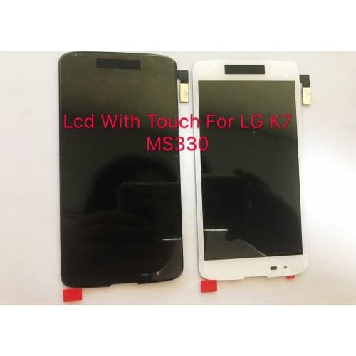 100% Brand New Tested 5.0 LCD Touch Screen And Digitizer Assembly For LG K7 Tribute 5 LS675 MS330 K330 With Free Tools