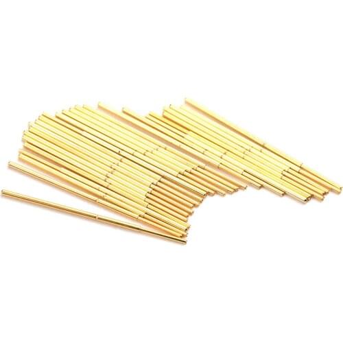 100PCS/Pack PAL75-Q1 Four-jaw Plum Blossom Head Spring Test Pin 1.02mm Probe for Circuit Board Test