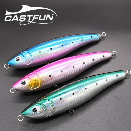 Wooden Popper Lure 70g 20cm 1pc Ocean Boat Top Water Fishing Lure Fishing Bait Top Water Wooden Lure Jigging Lure Deap Sea