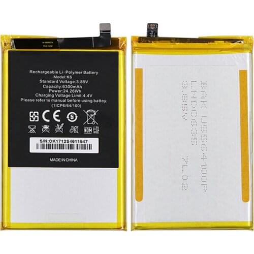 Аккумуляторы для телефонов Oukitel K6 ACKOOLLA China At AliExpress