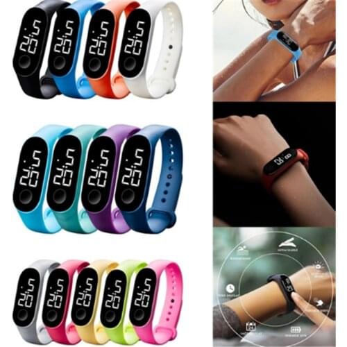 50MWaterproof Men Women Digital Watch LED Sport Watch Glass Dial Silicone Wristwatch reloj deportivo hombre reloj digital montre