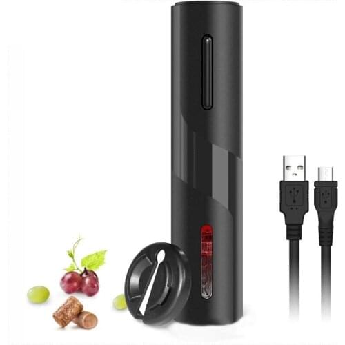 Electric Wine Opener Rechargeable Automatic Corkscrew Home Creativity Gadgets Battery Wine Bottle Opener Kitchen Tool Can Opener