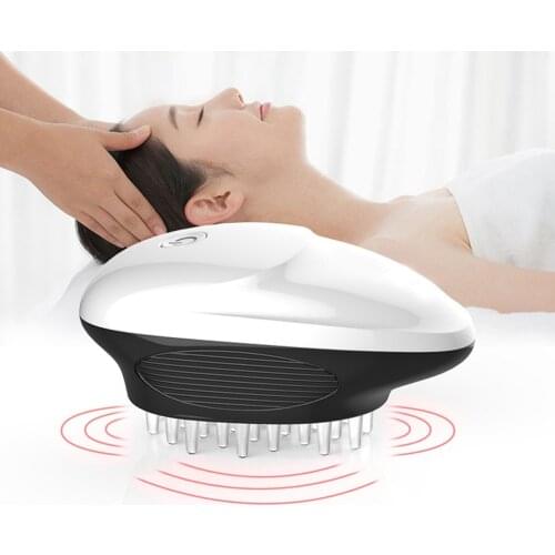 Electric Scalp Massager Head Massager comb for Stimulating Hair Growth Stress Release Head Acupuncture Pain Relief Massager