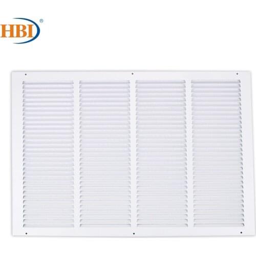 HBI 10PCS W24"xH16" Steel White Finished Return Air Grilles Ceiling Air Vent Ceiling Duct Cover Air Register Ventilation Grilles