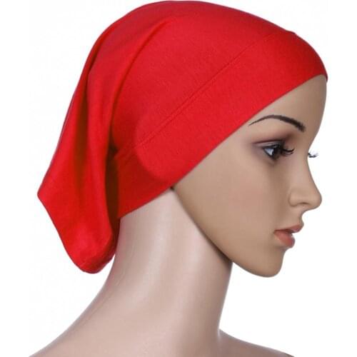 Muslim Womans headscarf Cylinder cap Covering the scarf Made of Mercerized cotton
